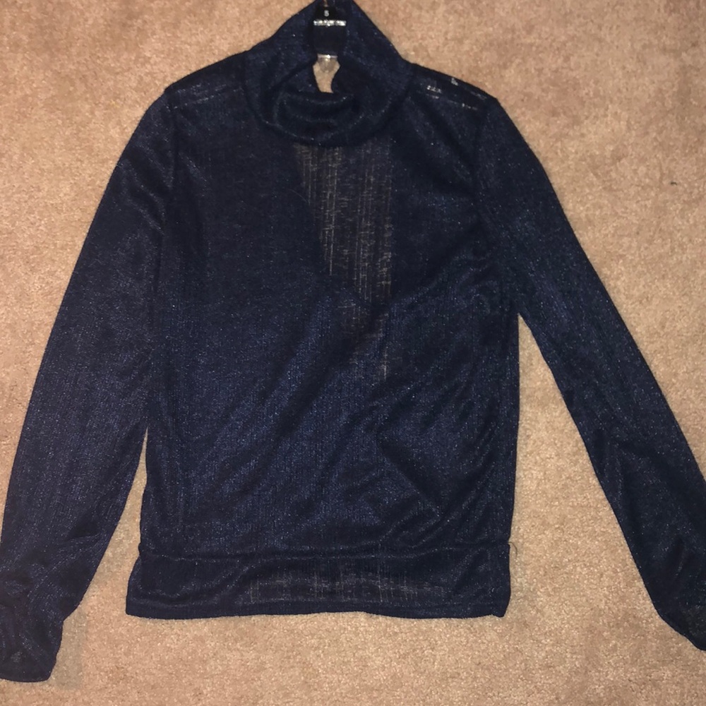 A navy blue top